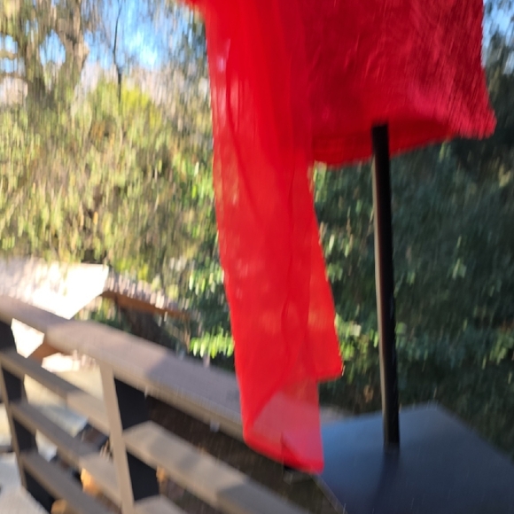 NWOT FOR LOVE AND LEMONS FROSTED ORGANZA MINI DRESS IN RED #2 SIZE S - Picture 6 of 8